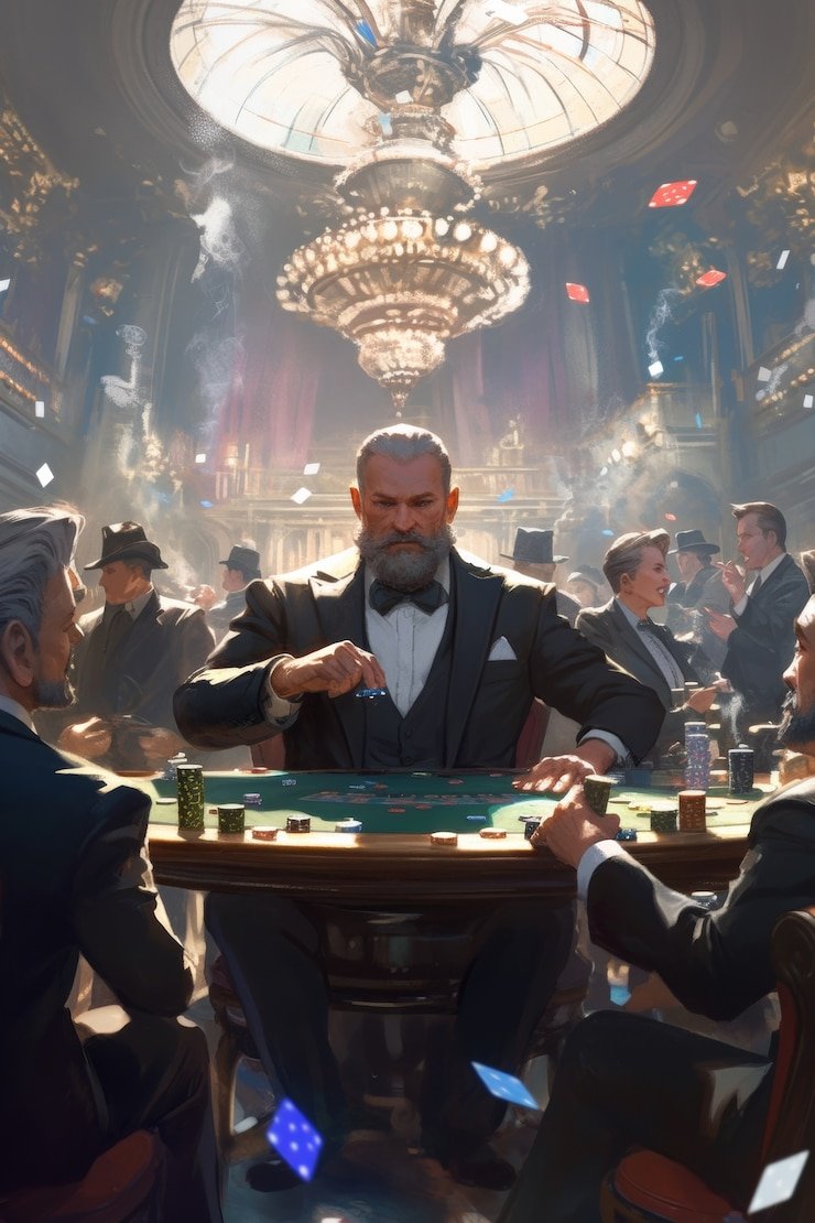 Antarmuka live casino dengan dealer yang berinteraksi langsung